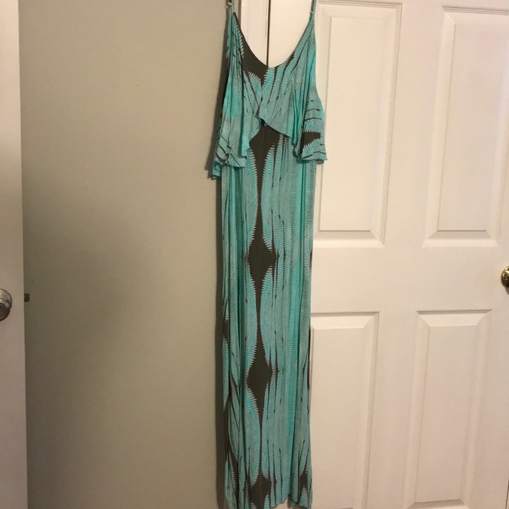 Multi colored maxi dress